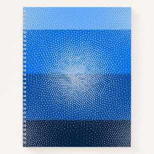 Blue Jay inspiriert Gradient Notebook Notizblock