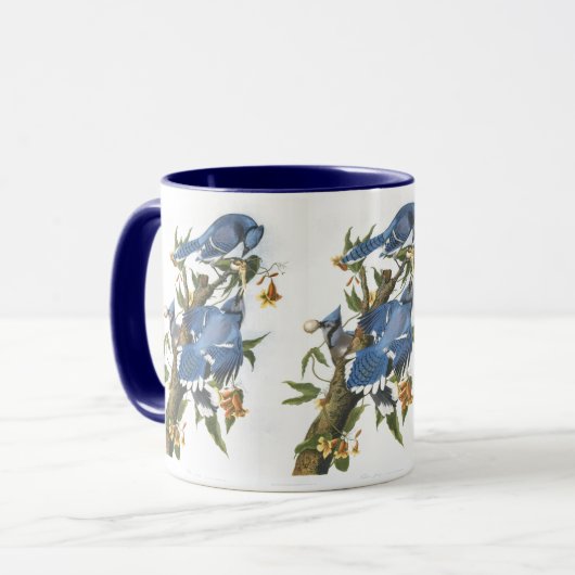 Blue Jay, John James Audubon Tasse (Vorderseite Links)