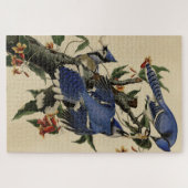Blue Jay - John James Audubons Vögel in Amerika Puzzle (Horizontal)