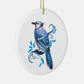 Blue Jay Keramik Ornament (Rechts)