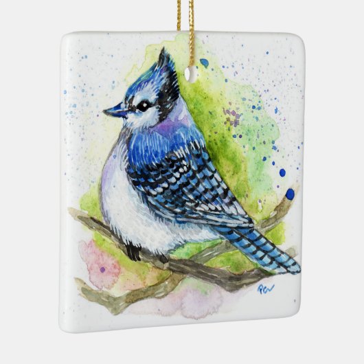 Blue Jay Keramikornament (Rechts)