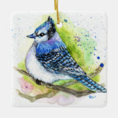 Blue Jay Keramikornament (Vorderseite)