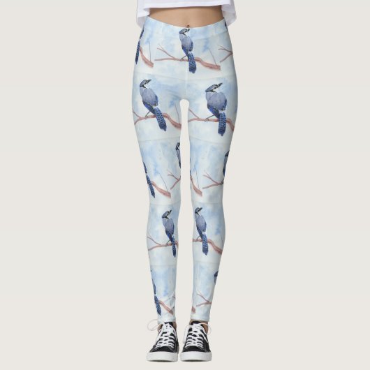 Blue Jay Leggings (Vorderseite)