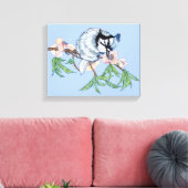 Blue Jay Leinwanddruck (Insitu (Wohnzimmer))