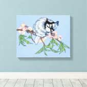 Blue Jay Leinwanddruck (Insitu (Holzboden))