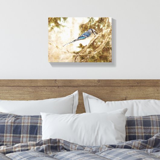 Blue Jay Leinwanddruck (Insitu (Schlafzimmer))