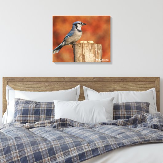 Blue Jay Leinwanddruck (Insitu (Schlafzimmer))
