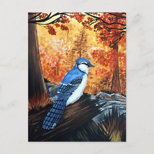 Blue Jay Life Postkarte (Vorderseite)