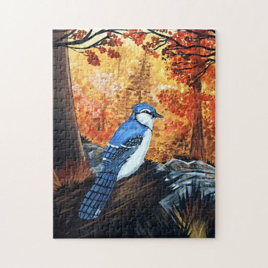 Blue Jay Life Puzzle (Vertikal)