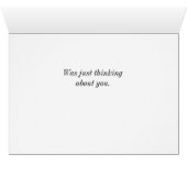 Blue Jay Lunch Denken Sie an Ihre Karte (Innenansicht Horizontal (Unten))