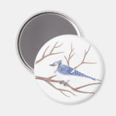 Blue Jay Magnet (Vorderseite/Rückseite)