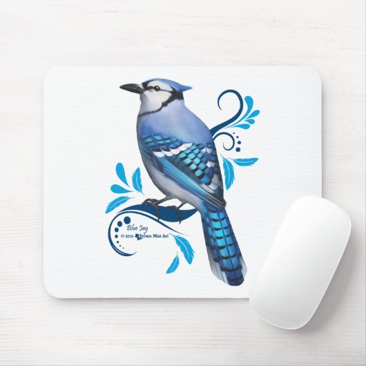 Blue Jay Mousepad (Mit Mouse)