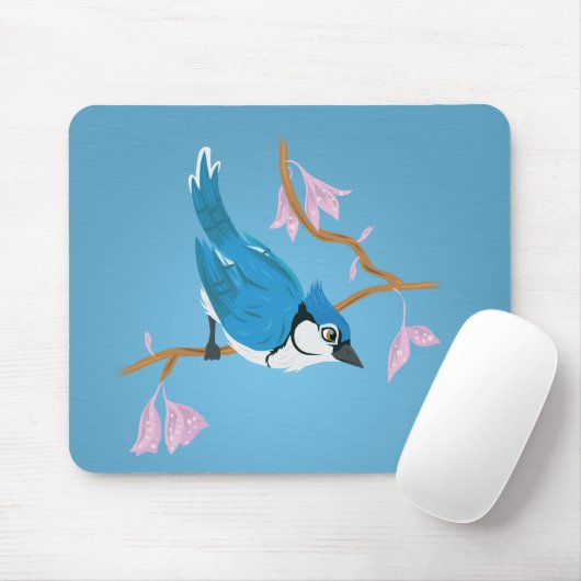 Blue Jay Mousepad (Mit Mouse)