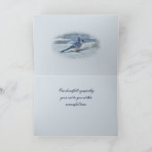 Blue Jay Navy Kanten - Anpassen von Ereignissen Karte (Innenseite)