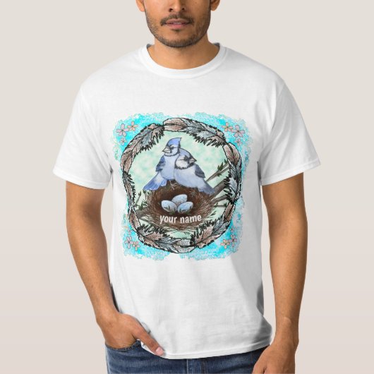Blue Jay Nest T-Shirt (Vorderseite)