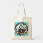 Blue Jay Nest Tote Bag Tragetasche (Rückseite)