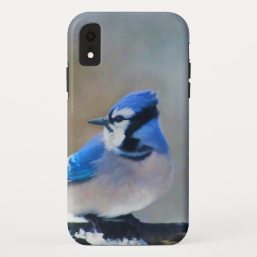 Blue Jay Painting - Original Bird Art Case-Mate iPhone Hülle (Rückseite)