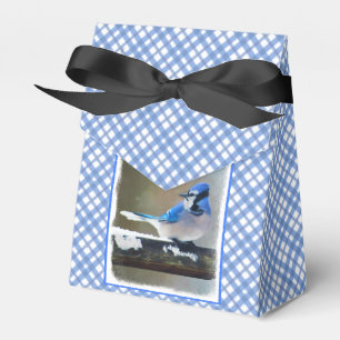 Blue Jay Painting - Original Bird Art Geschenkschachtel