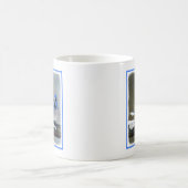Blue Jay Painting - Original Bird Art Kaffeetasse (Mittel)