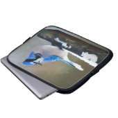 Blue Jay Painting - Original Bird Art Laptopschutzhülle (Vorne Knopf)