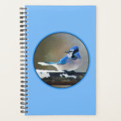 Blue Jay Painting - Original Bird Art Planer (Vorderseite)