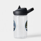 Blue Jay Painting - Original Bird Art Trinkflasche (Links)