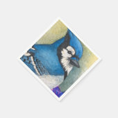Blue Jay Paper Napkins Bird Art Bluejay Serviette (Ecke)