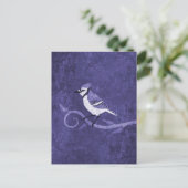 Blue Jay Postcard Postkarte (Stehend Vorderseite)