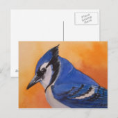 Blue Jay Postcard Postkarte (Vorne/Hinten)