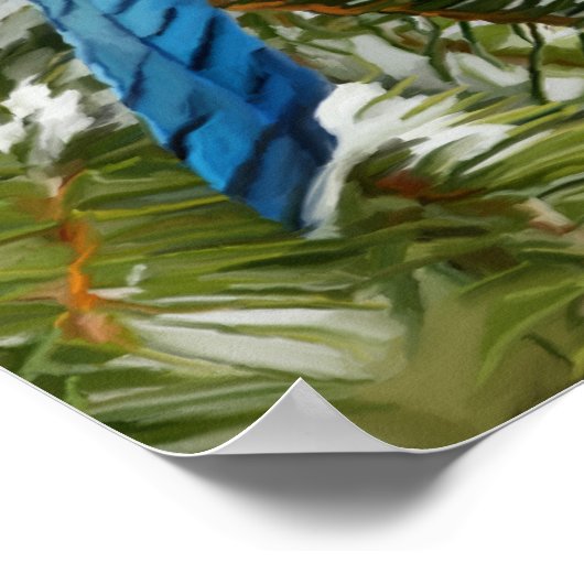Blue Jay Poster (Ecke)