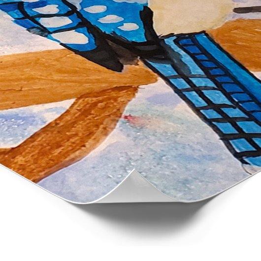 Blue Jay  Poster (Ecke)