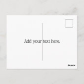 Blue Jay Postkarte (Rückseite)