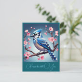 " BLUE JAY " POSTKARTE (Stehend Vorderseite)