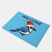Blue Jay Santa Fußmatte (Schrägansicht)
