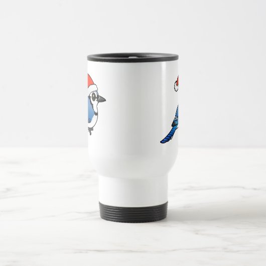 Blue Jay Santa Reisebecher (Mittel)