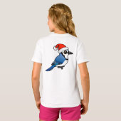 Blue Jay Santa T-Shirt (Schwarz voll)