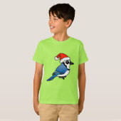 Blue Jay Santa T-Shirt (Vorne ganz)