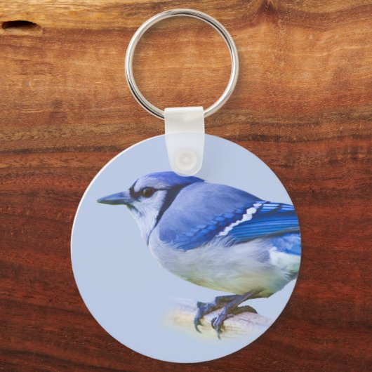 Blue Jay Schlüsselanhänger (Vorderseite)