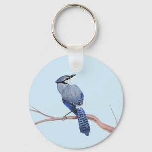 Blue Jay Schlüsselanhänger
