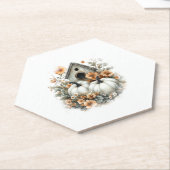 Blue Jay Shirt Country Pumpkin Untersetzer (angewinkelt)