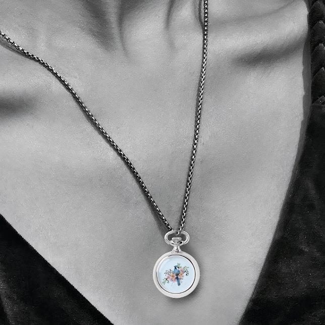 Blue Jay Spring Blumen Armbanduhr (Von Creator hochgeladen)