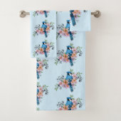 Blue Jay Spring Blumen Badhandtuch Set (Insitu)