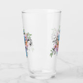 Blue Jay Spring Blumen Glas (Links)
