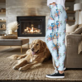 Blue Jay Spring Blumen Leggings