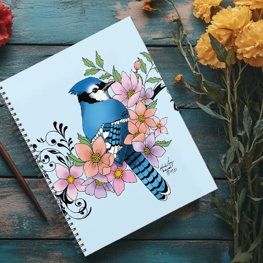 Blue Jay Spring Blumen Planer