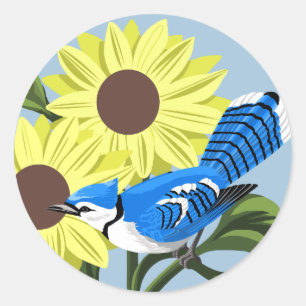 Blue Jay Stickers