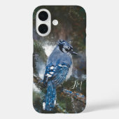 Blue Jay Vogelbeobachtung Bird Painting Individuel Case-Mate iPhone Hülle (Rückseite)