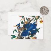 Blue Jay von John James Audubon Mitteilungskarte (Vorderseite/Rückseite Beispiel)