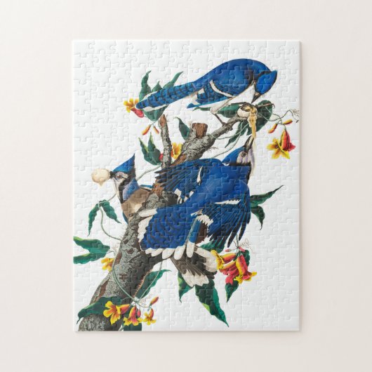 Blue Jay von John James Audubon Puzzle (Vertikal)