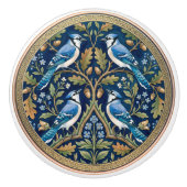Blue Jays Bird Ceramic Pull Knob Keramikknauf (Vorderseite)